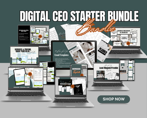 Digital CEO Starter bundle -with Mater Resell Rights